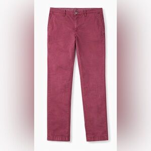 GAP Burgundy Slim Fit Pants 36x32 Men’s Stretch Chinos